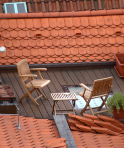 Afscheiding dakterras, dakterrasafscheiding, dakterras