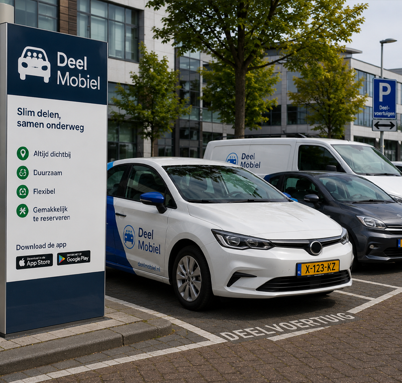 Verken jouw idee Deelvoertuigen bedrijfsmatig aanbieden