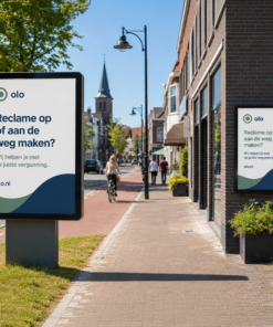 Verken jouw idee Reclame op of aan de weg te maken